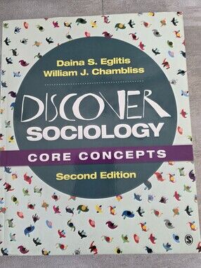 Discover Sociology Core Concepts 2nd Edit. Daina S Eglitis & William J Chambliss